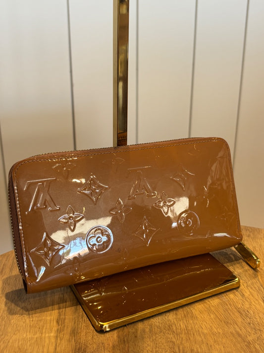 Louis Vuitton Brown Vernis Wallet