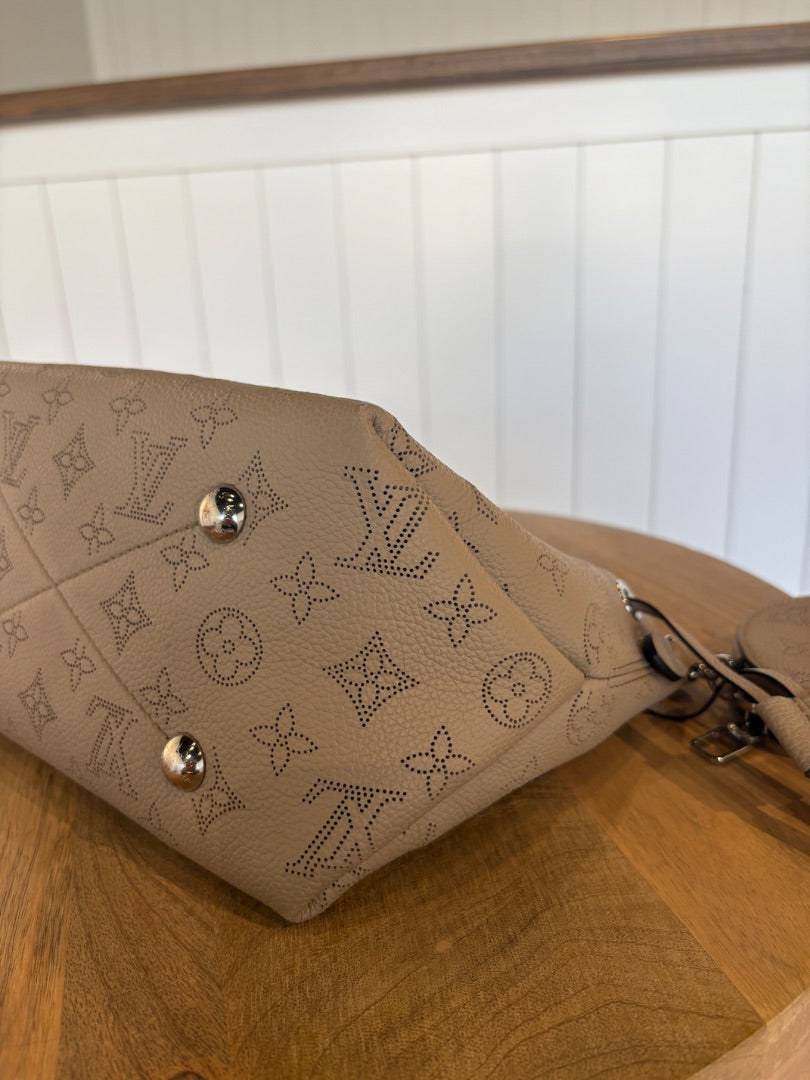 Louis Vuitton Mahina Galet Chain Bucket Bag
