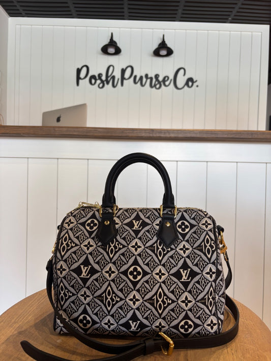 Louis Vuitton Speedy Bandouliere 25 Since 1854 Monogram Jacquard