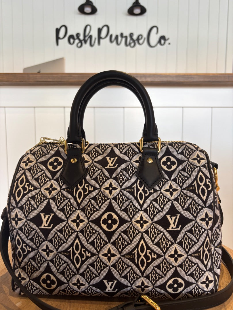 Louis Vuitton Speedy Bandouliere 25 Since 1854 Monogram Jacquard