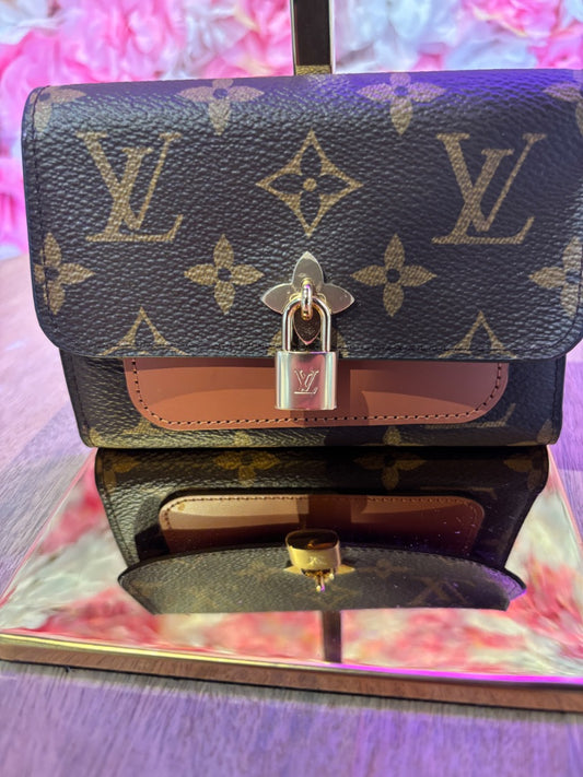 Monogram Louis Vuitton Wallet Flower Hobo Wallet