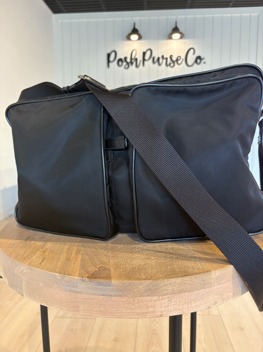 Black Prada Prada Nylon Duffel