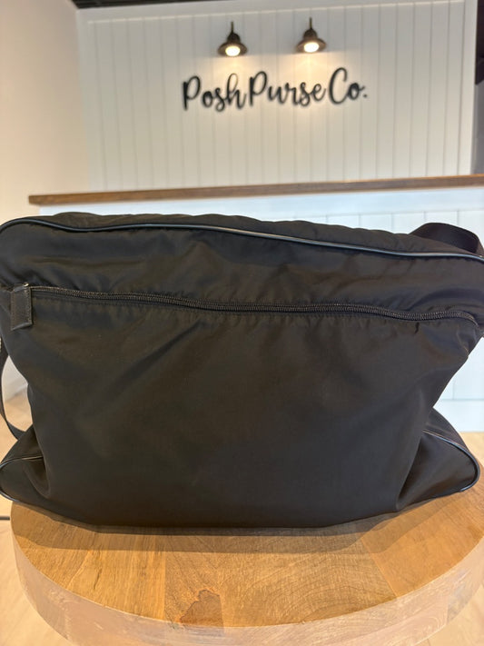 Black Prada Prada Nylon Duffel