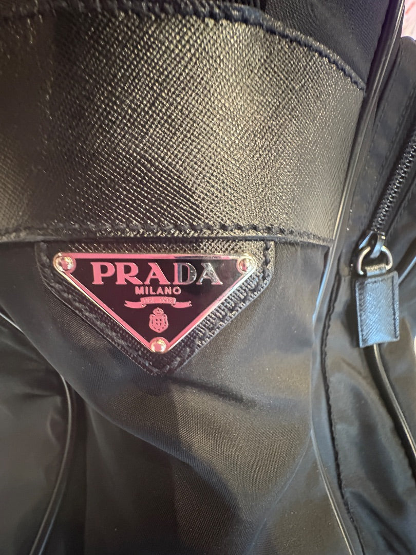 Black Prada Prada Nylon Duffel
