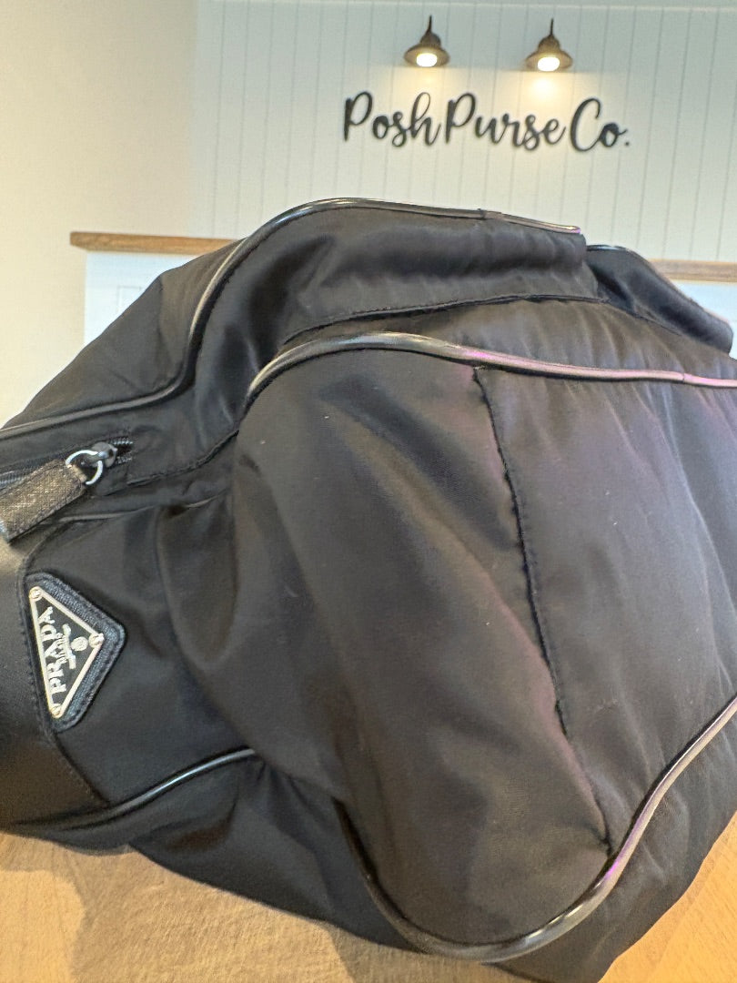 Black Prada Prada Nylon Duffel