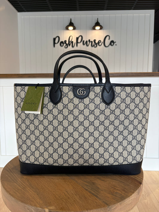 Brand New Gucci Ophidia Large GG Tote Bag – Luxury Designer Handbag with Tags