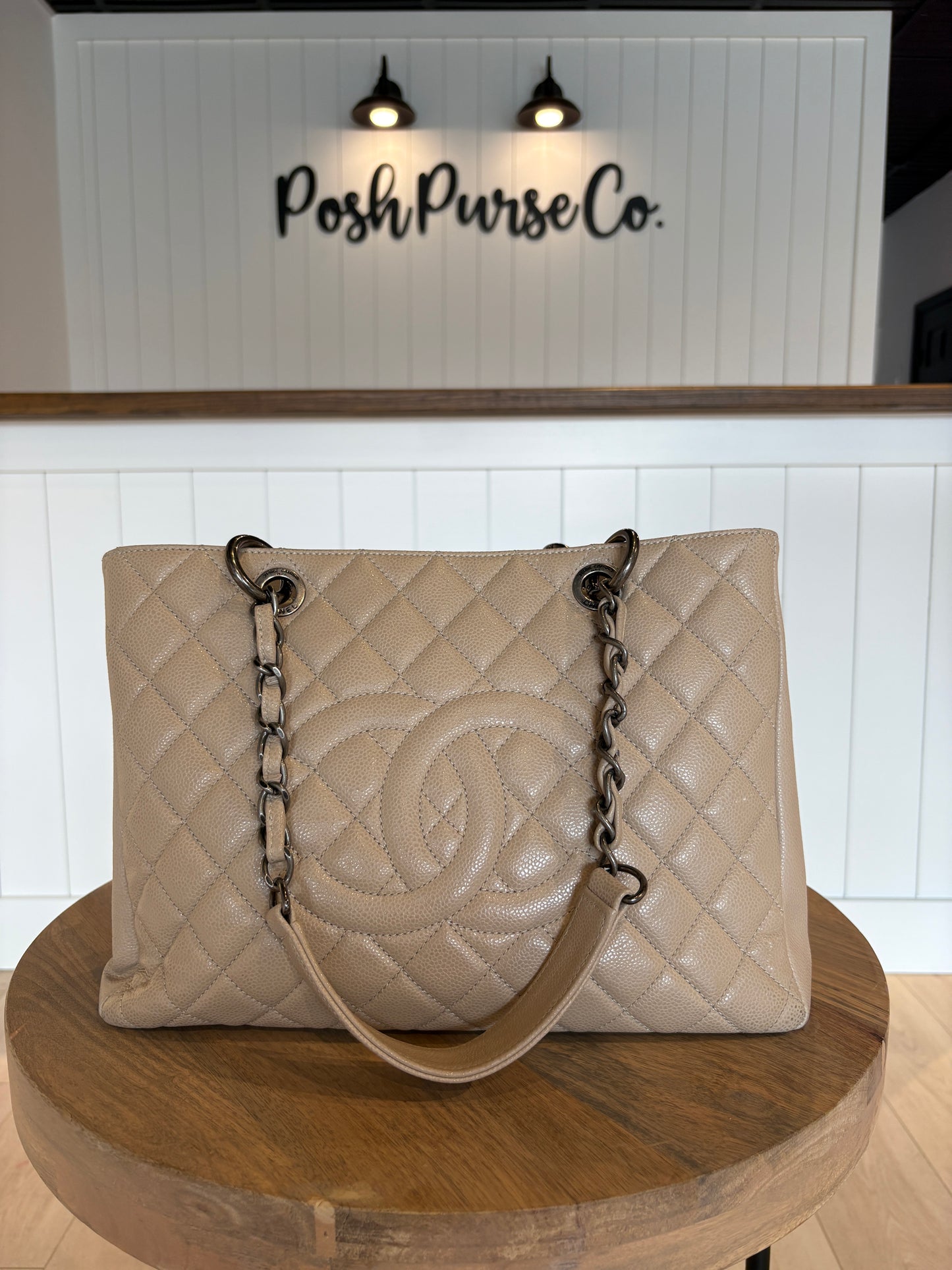 Chanel Caviar Grand Shopping Tote