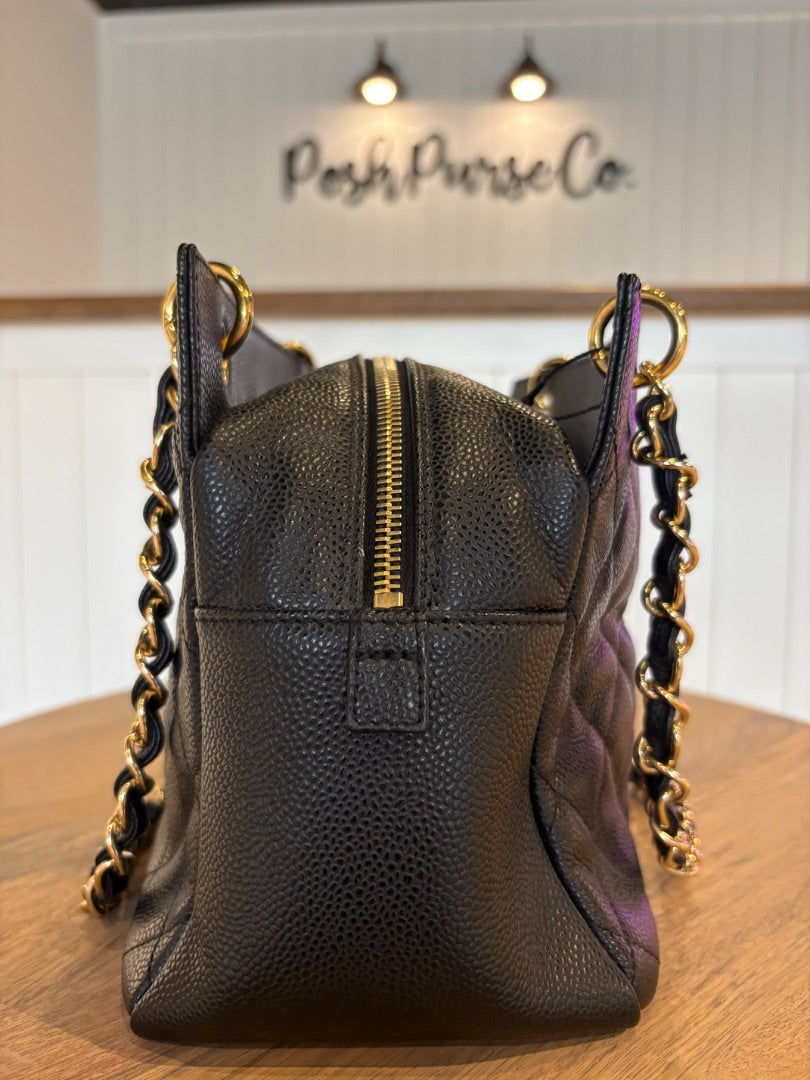 Black Chanel Caviar Timeless Tote