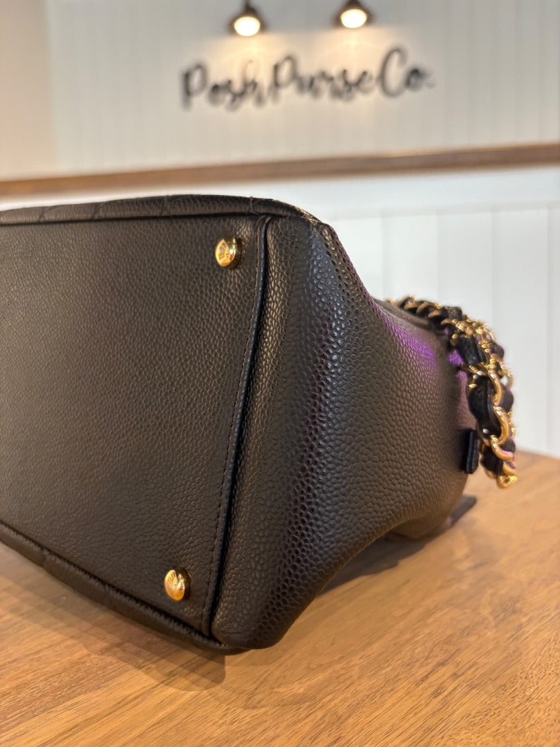 Black Chanel Caviar Timeless Tote