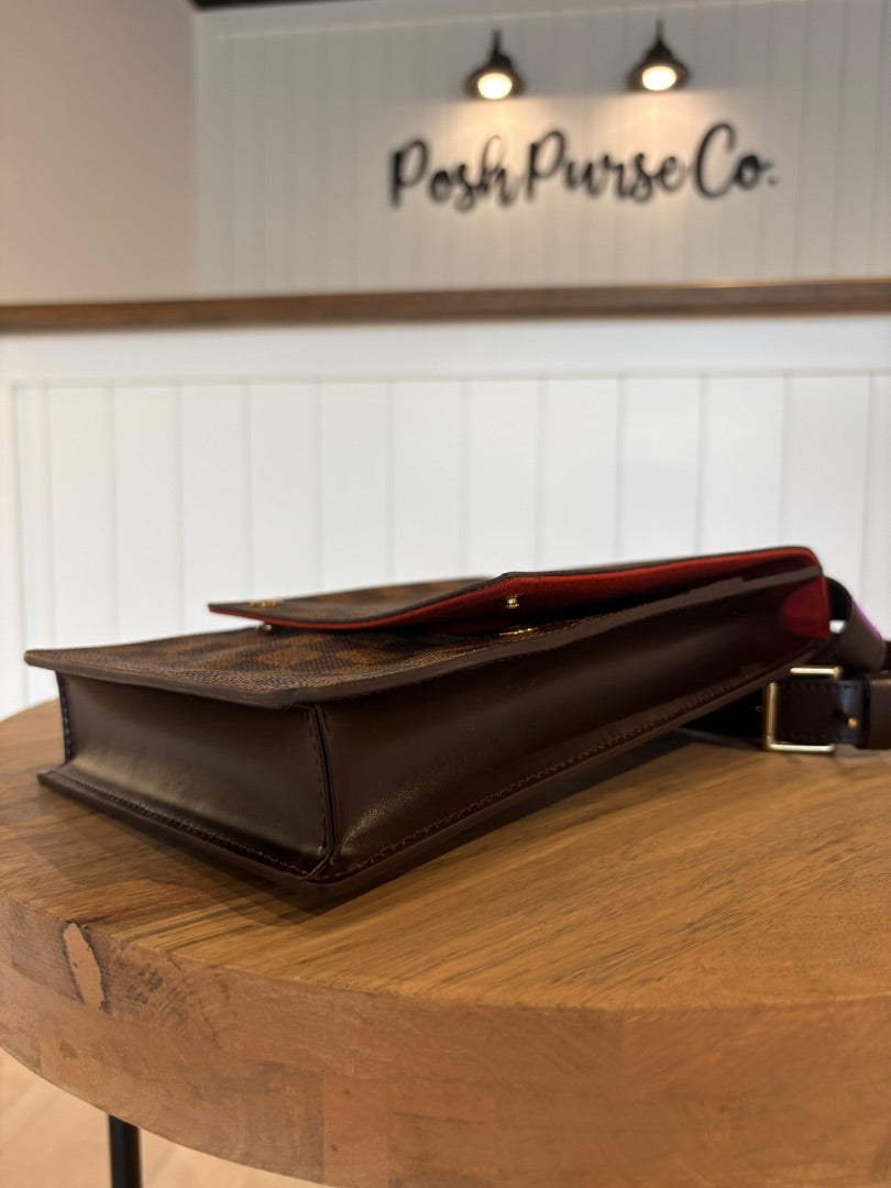 RARE  Louis Vuitton Ebene  Portobello Travel Shoulder