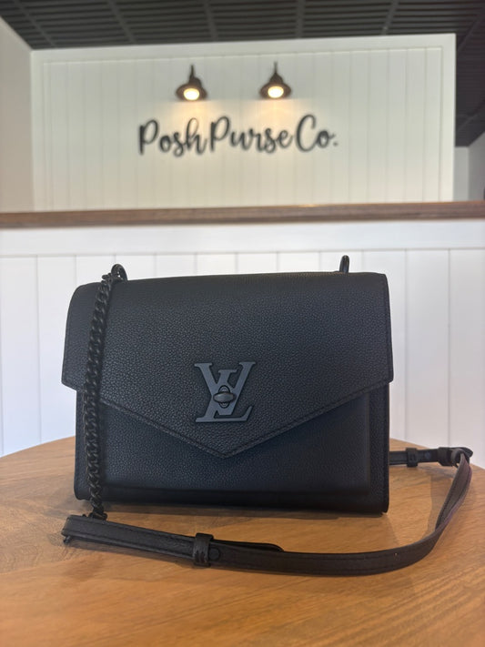Black Louis Vuitton BB Black My Lock Me, BB