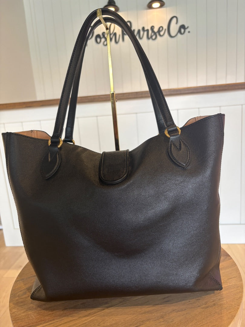 Black Gucci Dahlia Tote