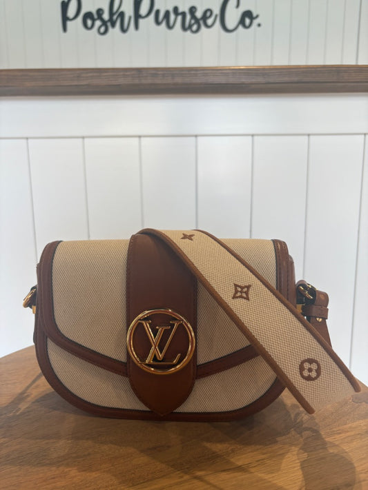 Tan Louis Vuitton Limited Edition Louis Vuitton Post 9