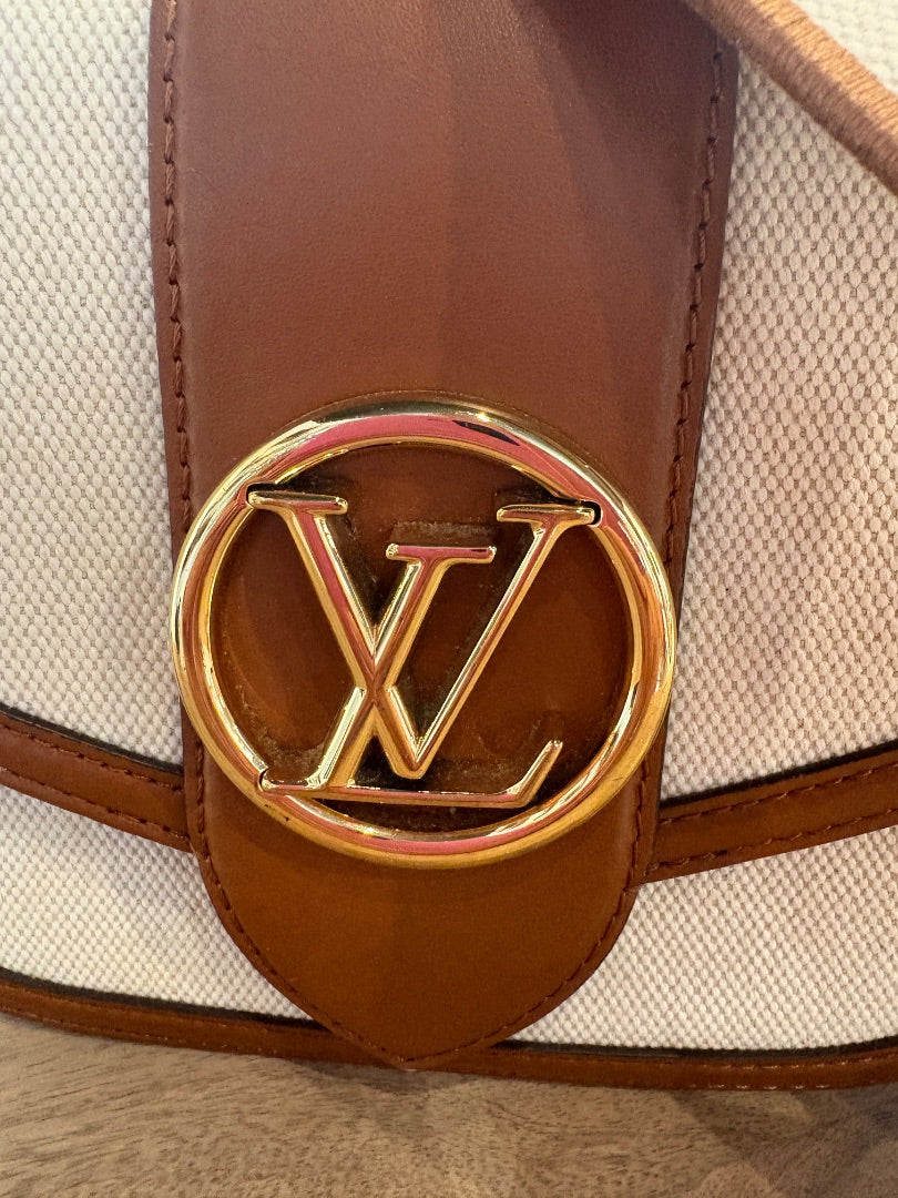 Tan Louis Vuitton Limited Edition Louis Vuitton Post 9