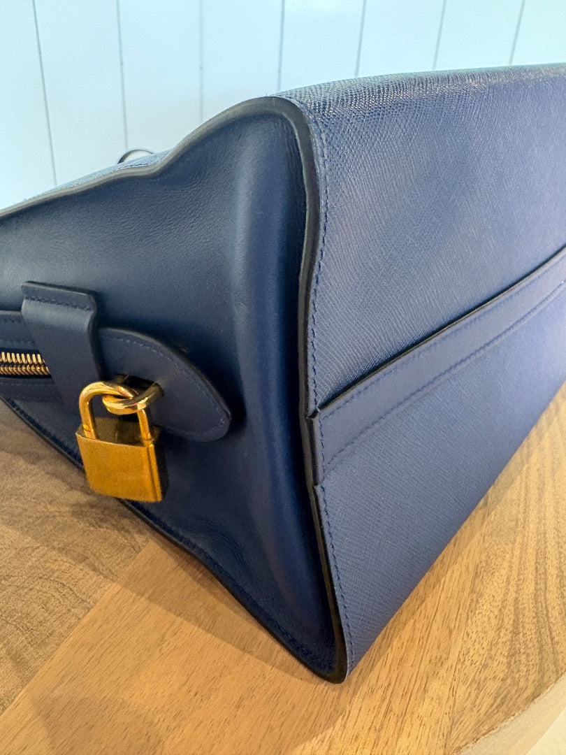 Blue Prada Prada Saffiano Esplanade Tote