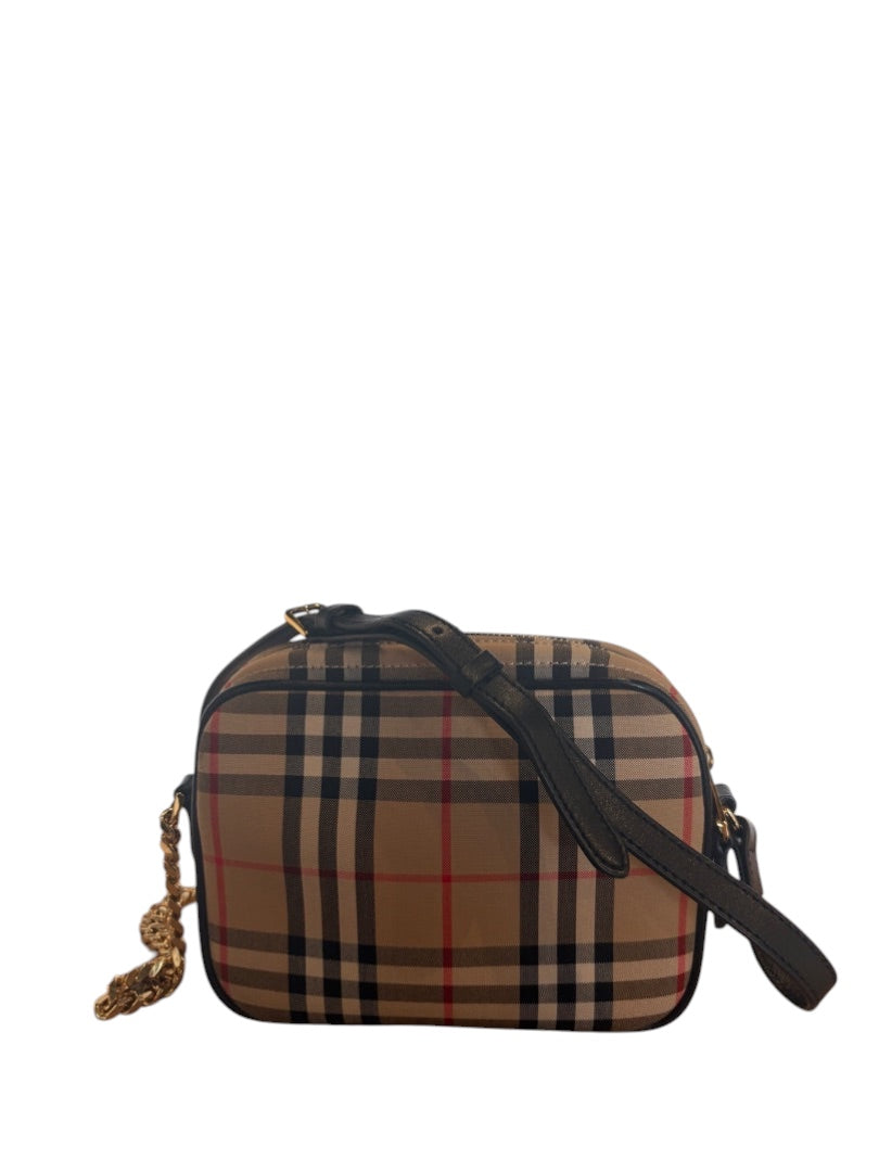Plaid Burberry Burberry Camera Bag, Small