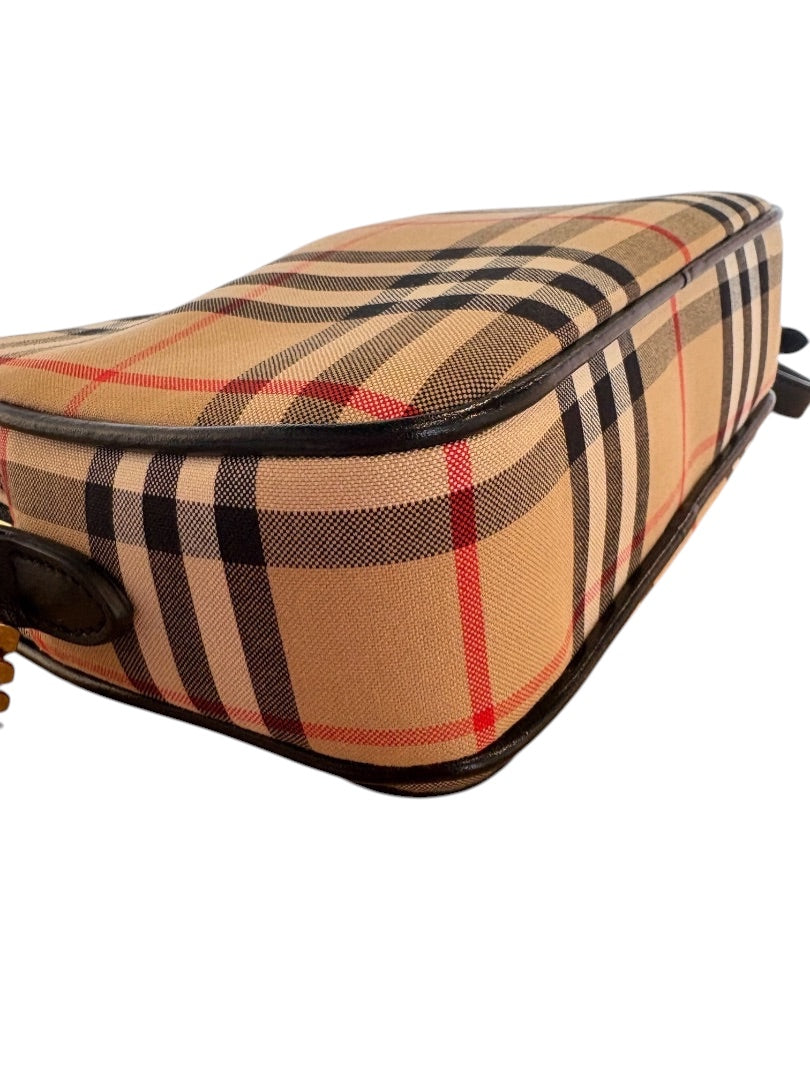 Plaid Burberry Burberry Camera Bag, Small