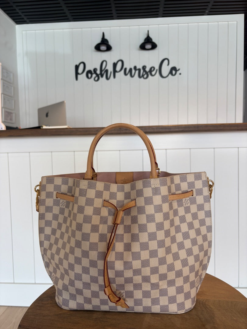 Azur Louis Vuitton PRISTINE Louis Vuitton Girolata Tote