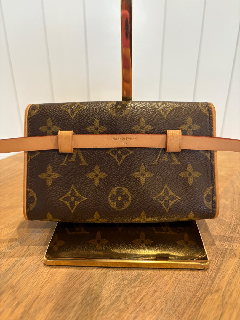 Monogram Louis Vuitton Lous Vuitton Florentine Waist Bag, XS