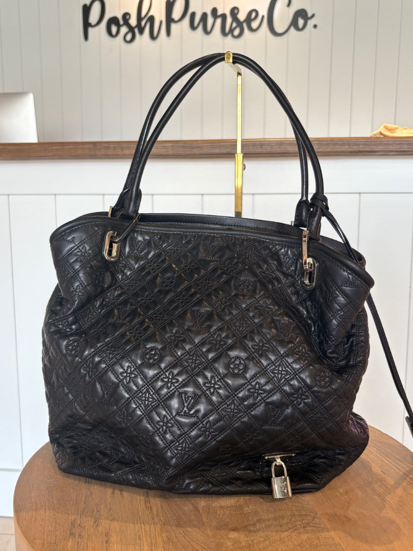 Black Louis Vuitton Antheia Lilia GM, Large