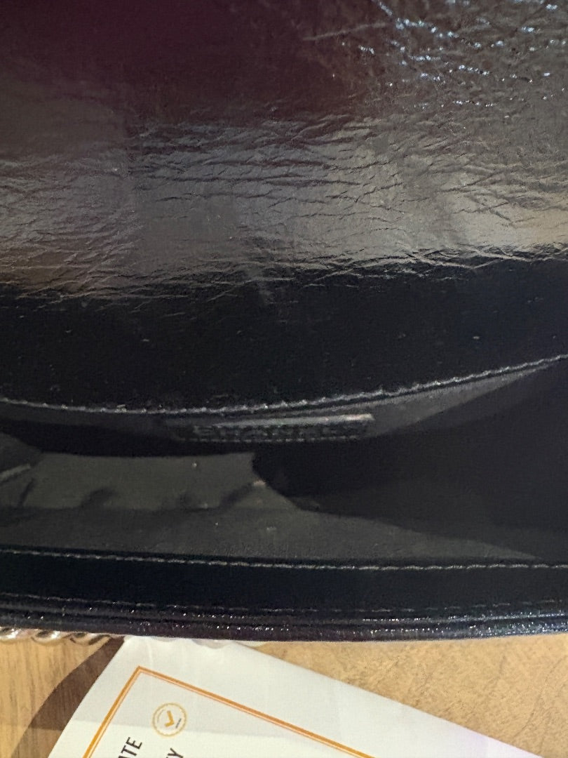 Black Chanel Gorgeous Mini Patent Boy Bag