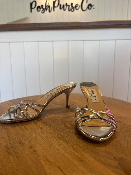 Silver Jimmy Choo Ivana, 36