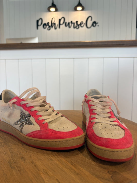 Pink and White Golden Goose Pink and White Ballstar, 40