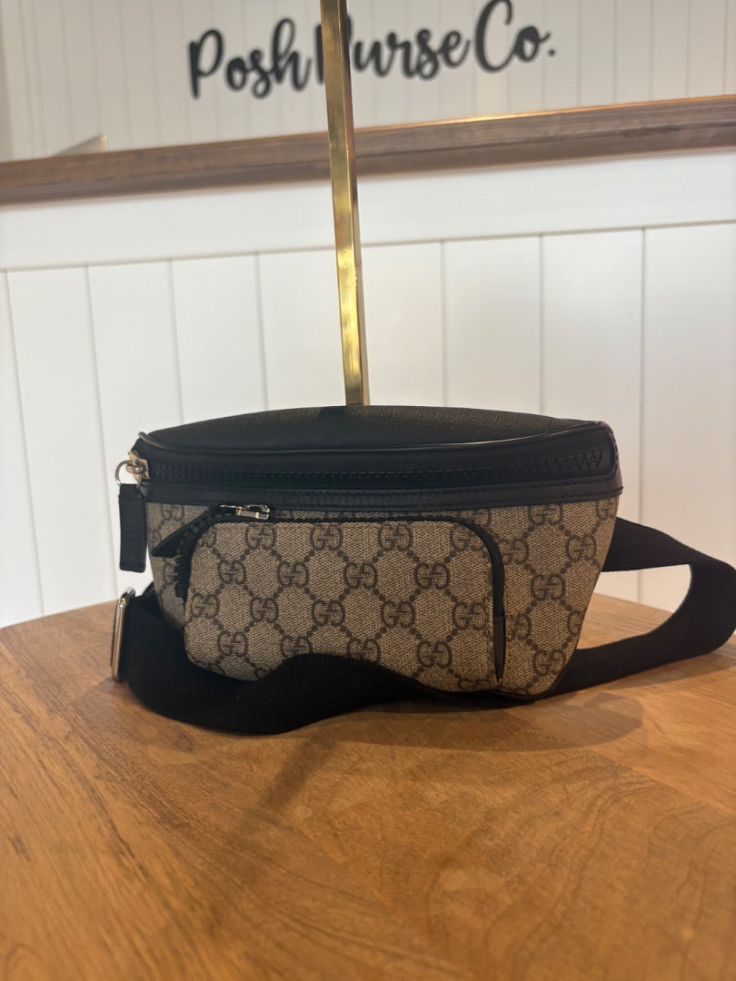 Monogram Gucci GG Supreme Eden Waist Bag