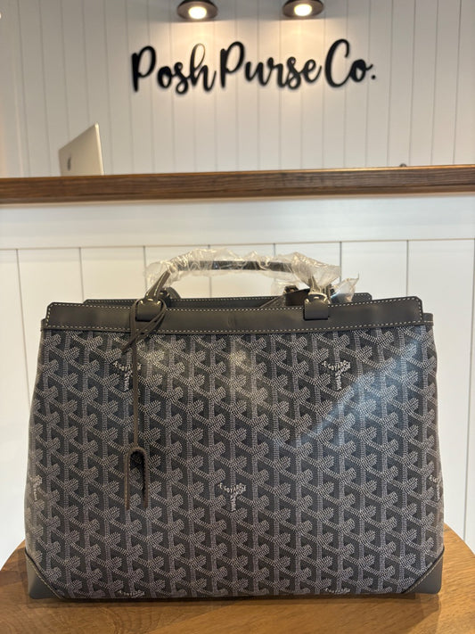 Grey Goyard BRAND NEW Goyardine Bellechasse