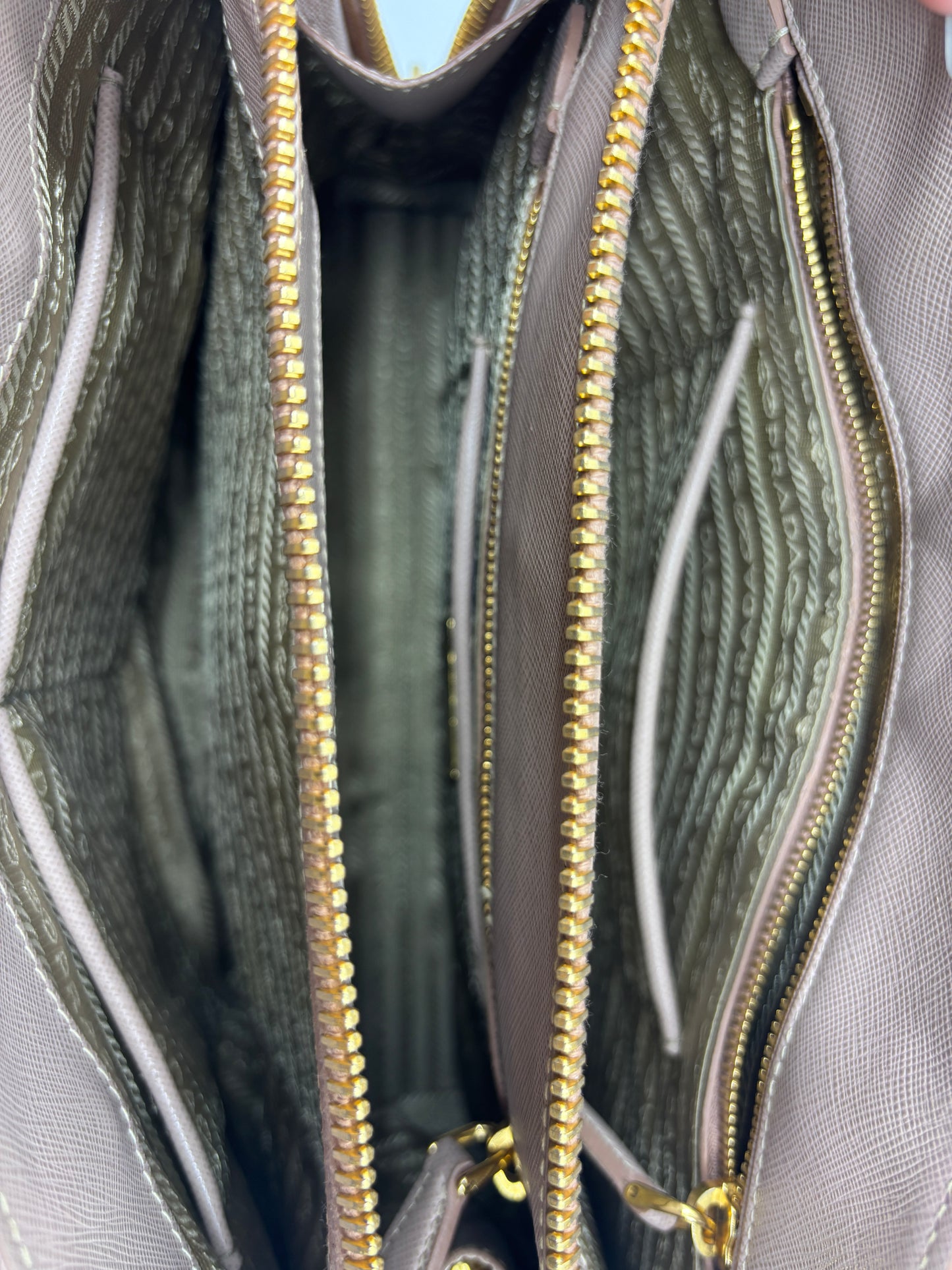 Blush Prada Saffiano Leather Tote