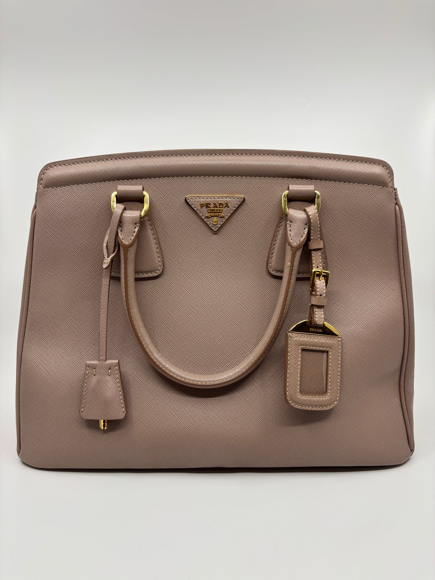 Blush Prada Saffiano Leather Tote