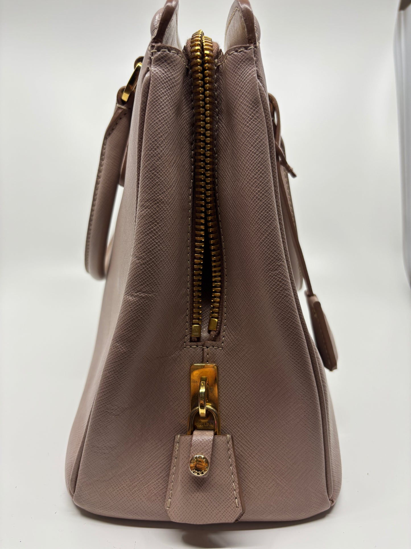 Blush Prada Saffiano Leather Tote