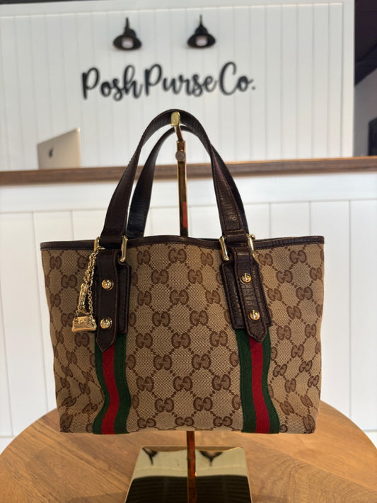Monogram Gucci Small Jolicoeur Monogram Tote, Small