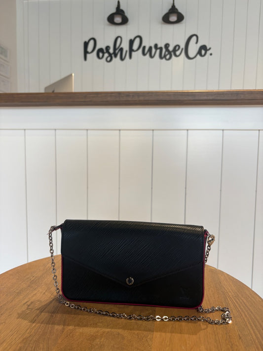 Black BRAND NEW Pochette Felice Handbag