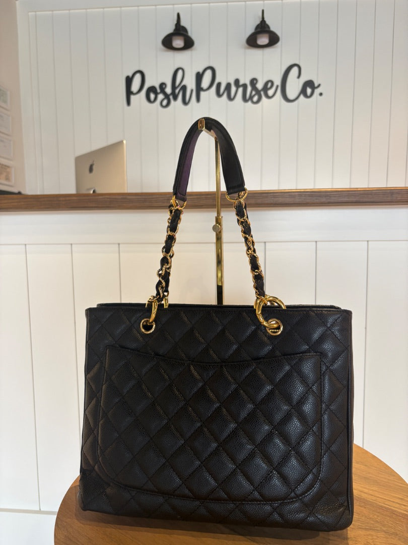 Black Chanel PRISTINE Grand Shopping Tote