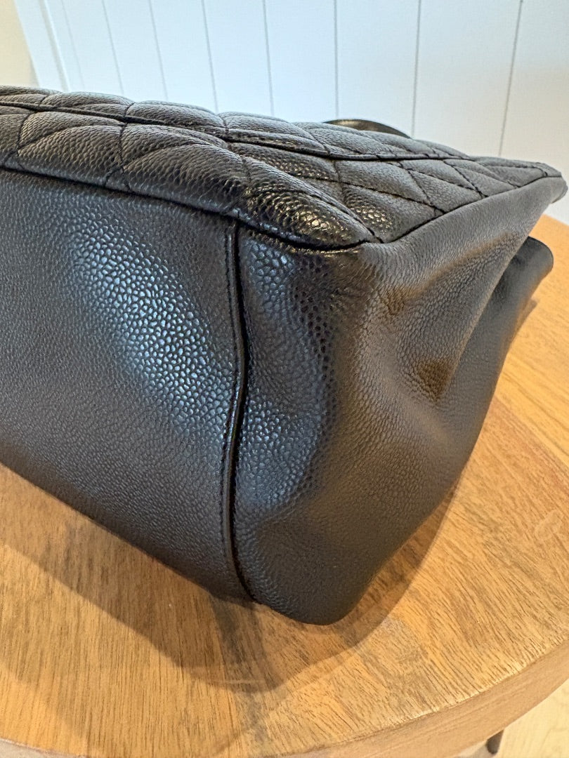 Black Chanel PRISTINE Grand Shopping Tote