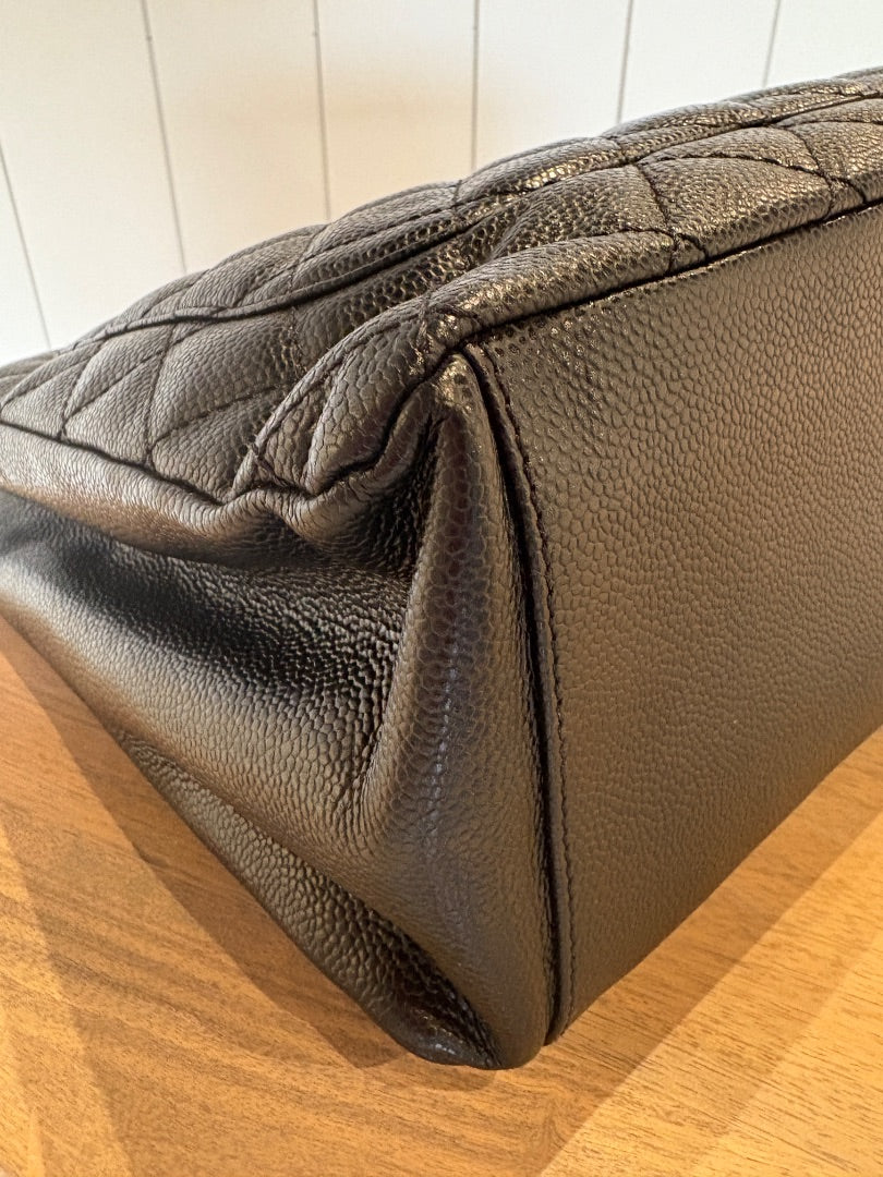 Black Chanel PRISTINE Grand Shopping Tote