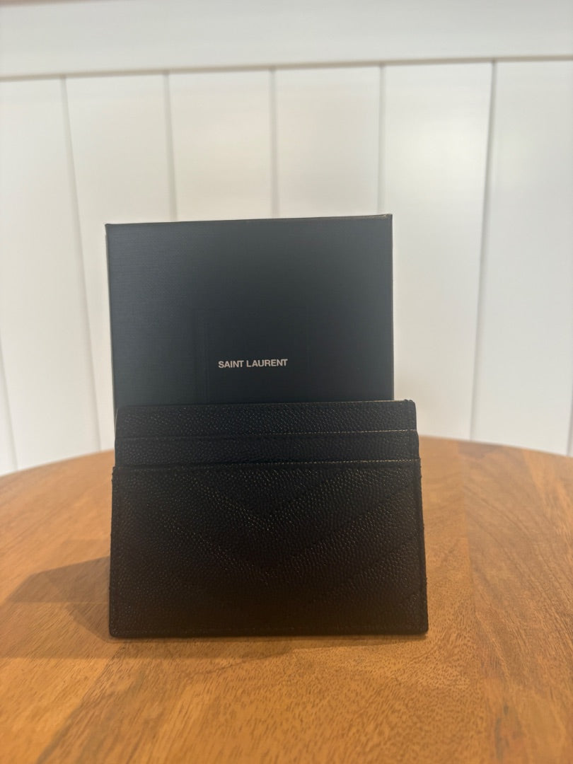 Black SAINT LAURENT Brand New Saint Laurent Card Holder