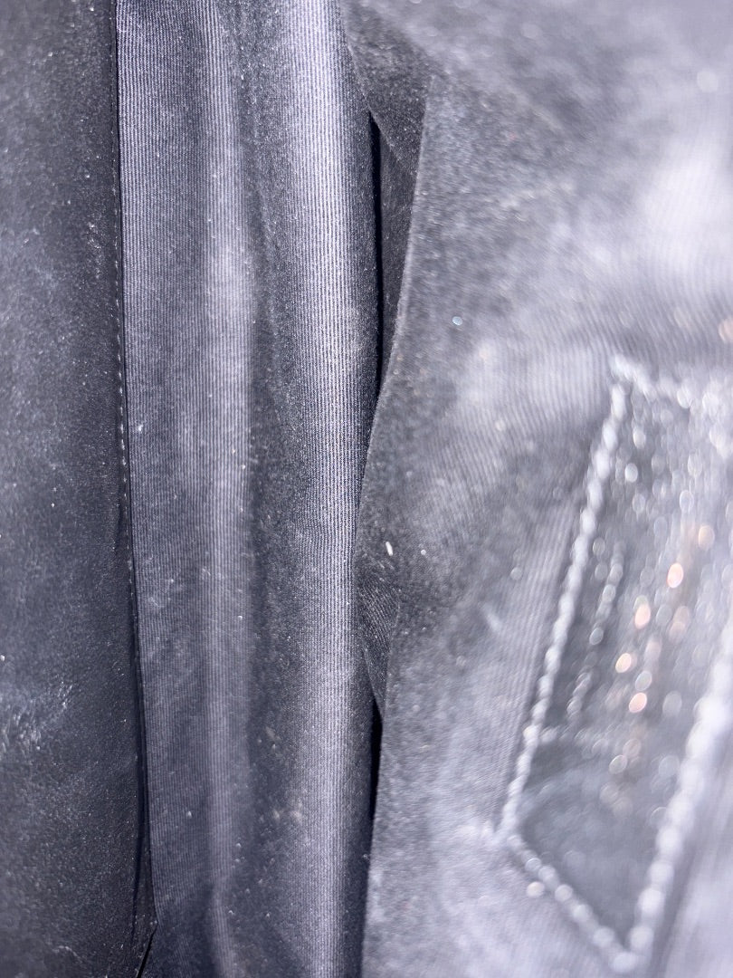 Saint Laurent Nikki Crinkle Chain Satchel