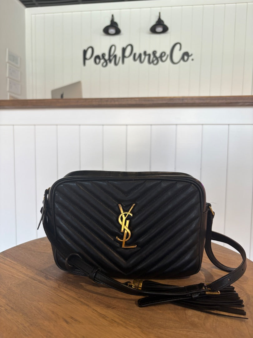Black Saint Laurent Saint Laurent Lou Camera Bag