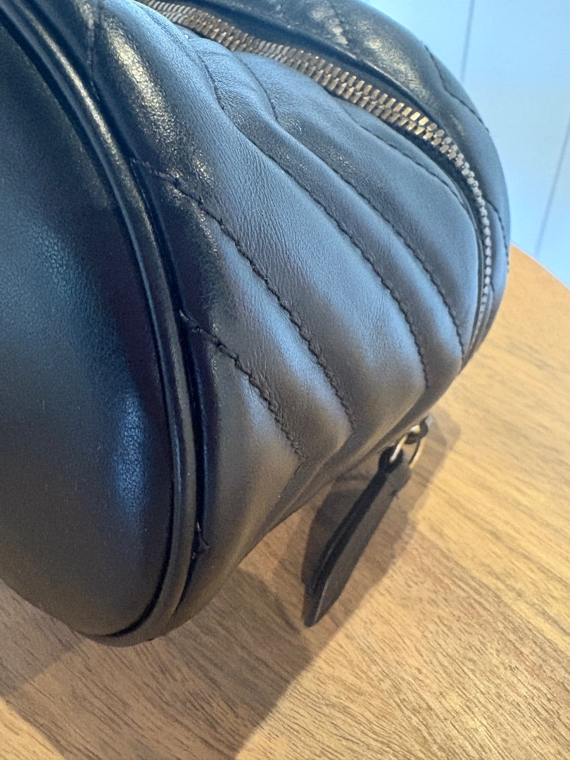 Black Gucci Gucc GG Marmont Mini Backpack