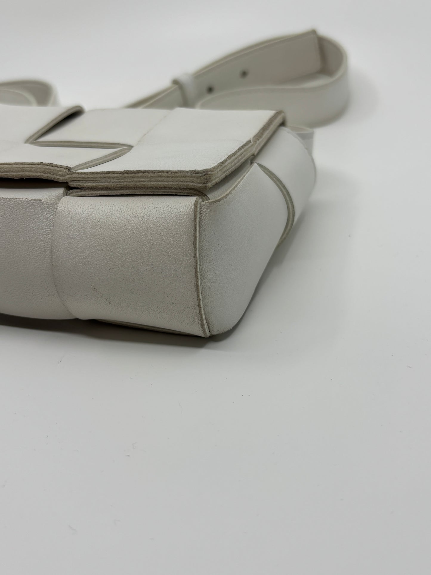 White Bottega Cassette Bag