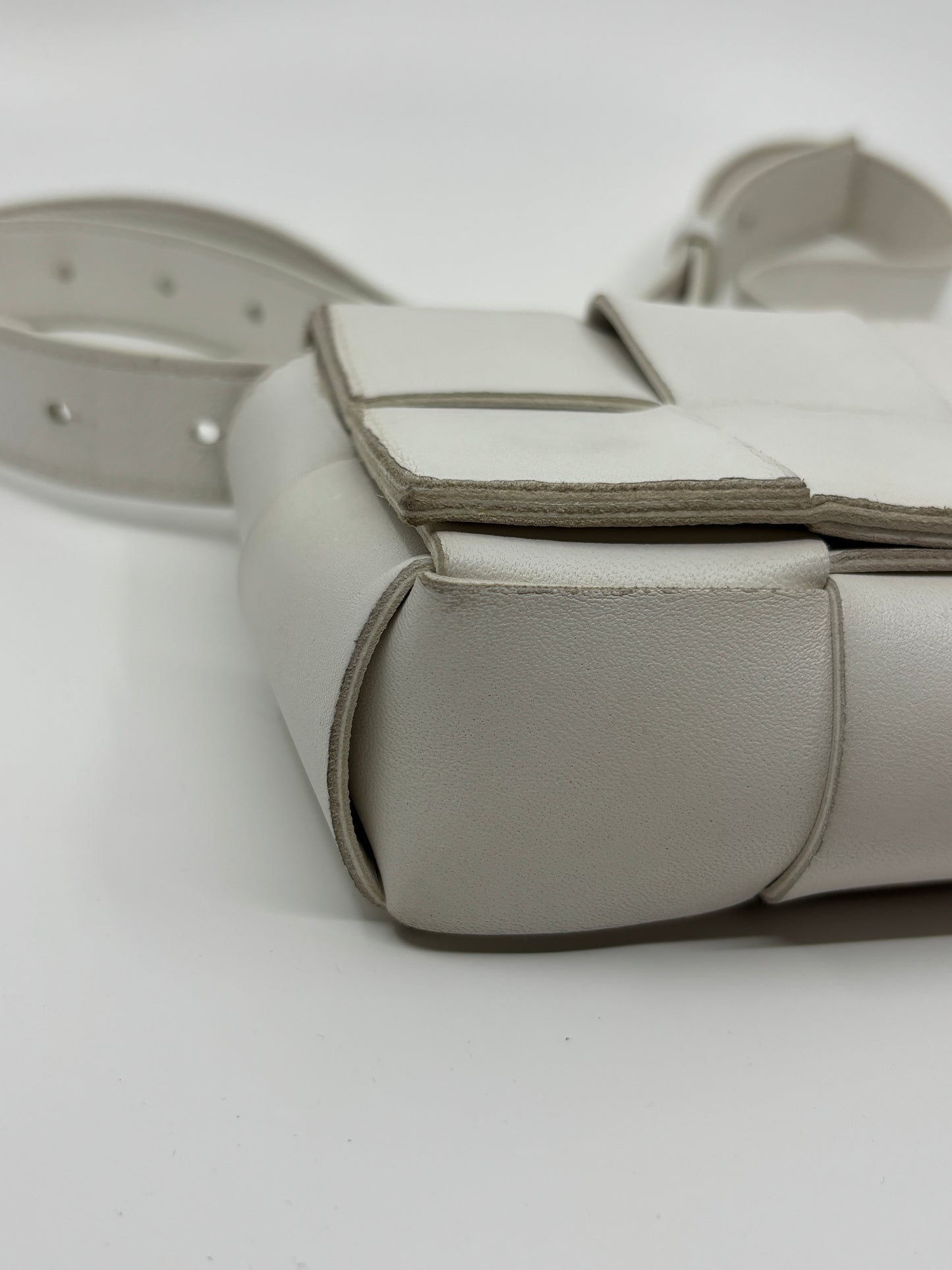 White Bottega Cassette Bag
