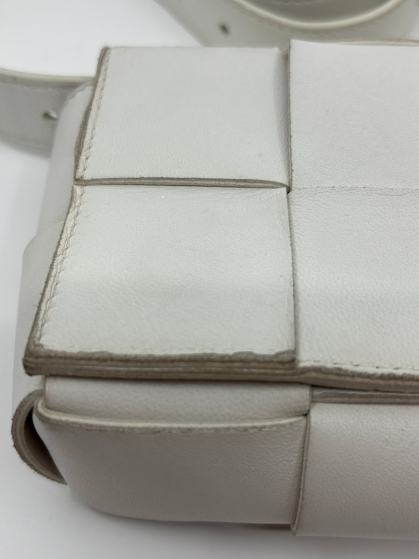 White Bottega Cassette Bag