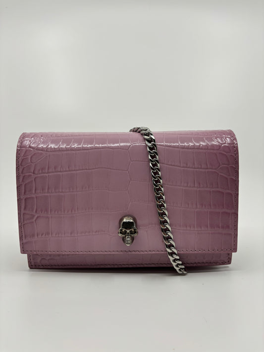 Pink Alexander McQueen Skull Crossbody
