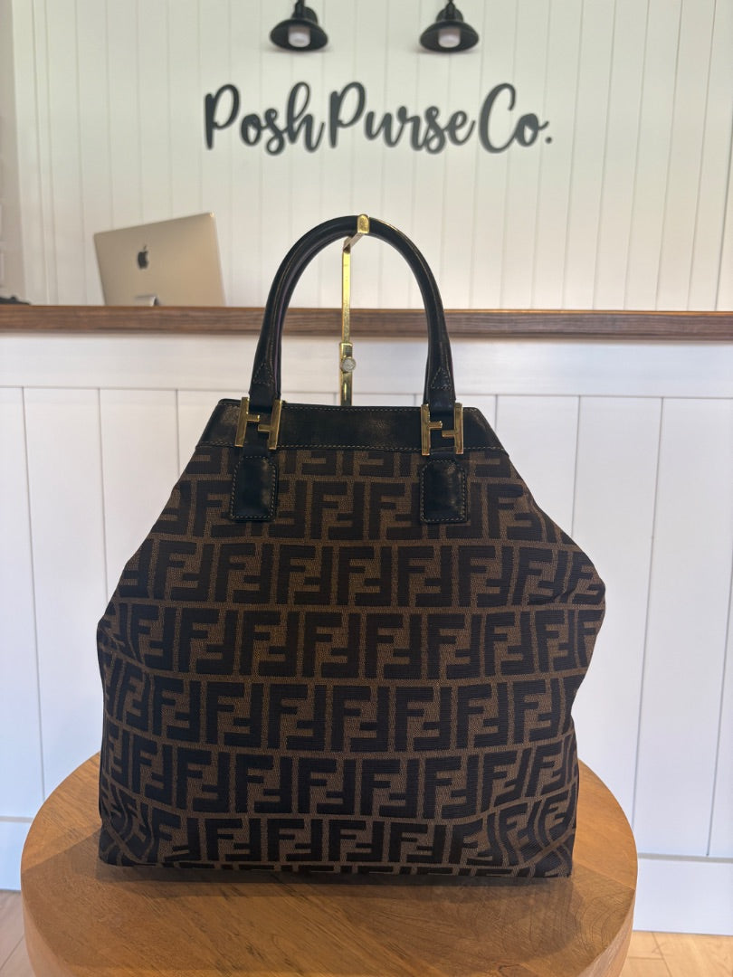 Monogram Fendi Zucca Tall Tote