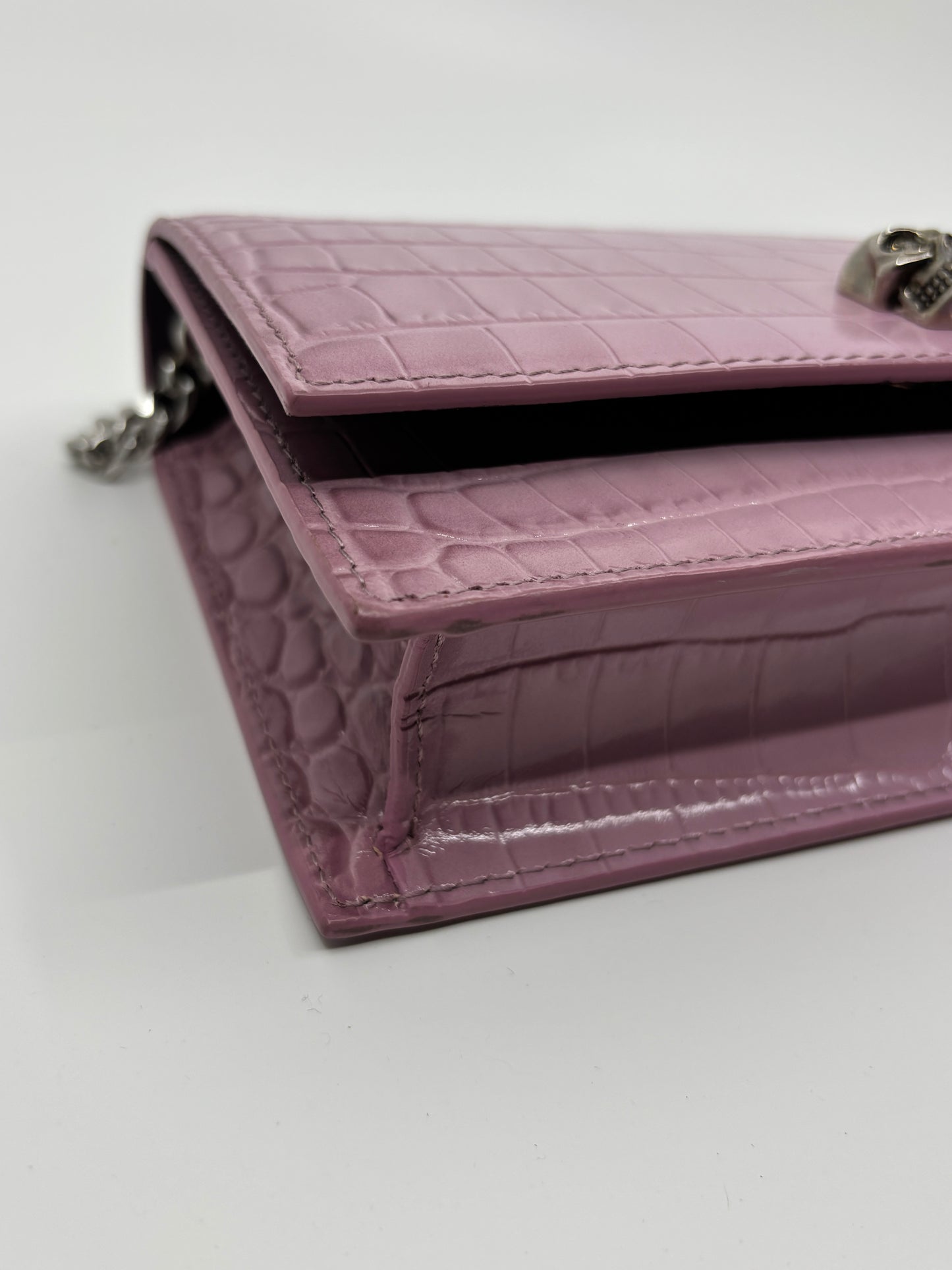 Pink Alexander McQueen Skull Crossbody