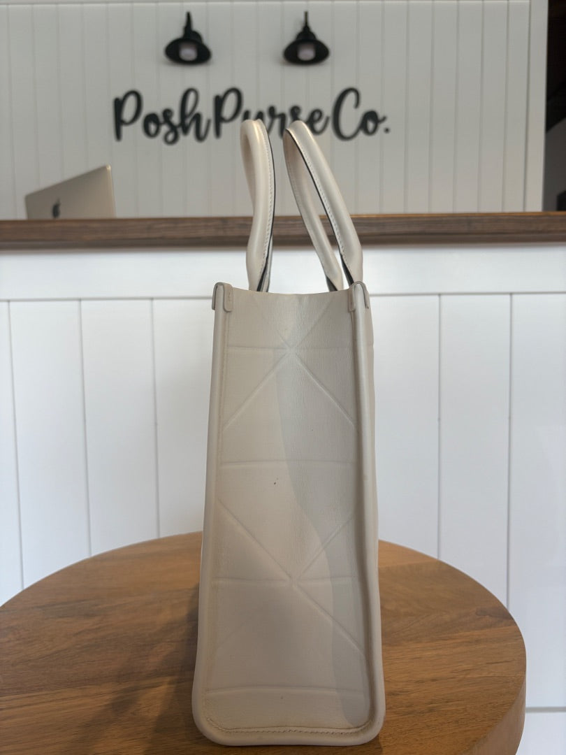 White Prada Handbag, Large