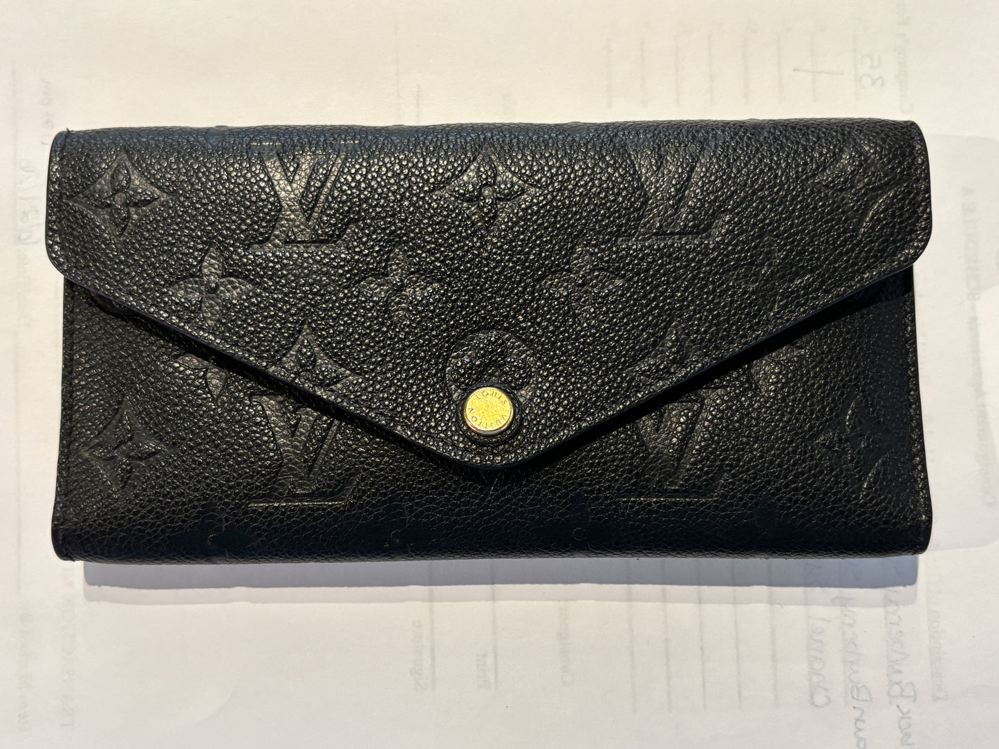 Black Louis Vuitton Empriente Wallet
