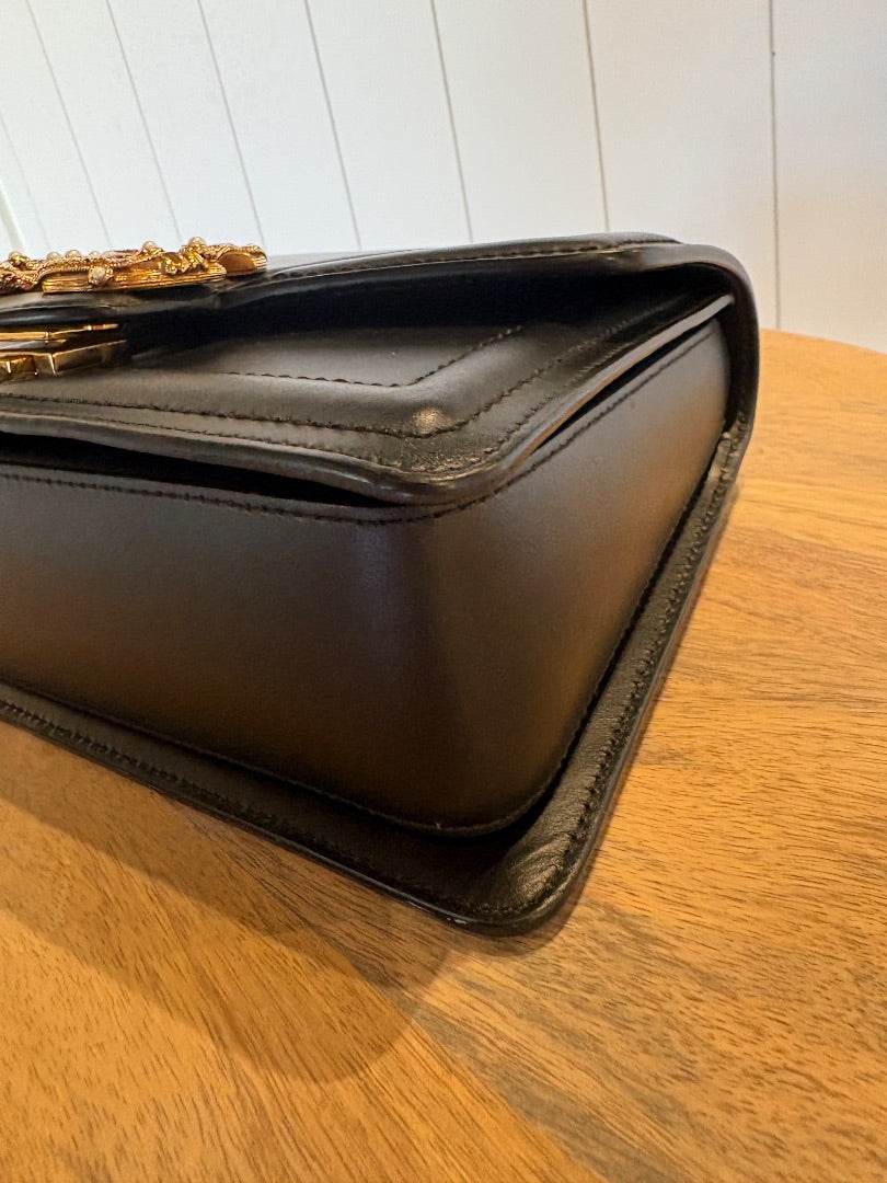 Black Dolce & Gabbana Limited Edition D&G Amore Top Handle